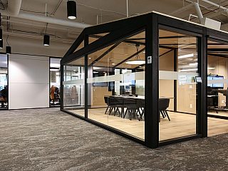 DIRTT Black Frame Structure
